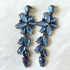 H&M blue drop earring